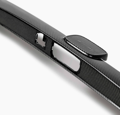 Carbon fiber trunk garnish for 2016-2021 Honda Civic Sedan
