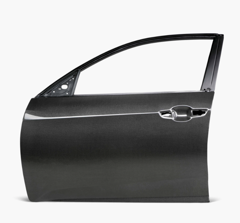 Carbon fiber front doors for 2017-2021 Honda Civic Hatchback