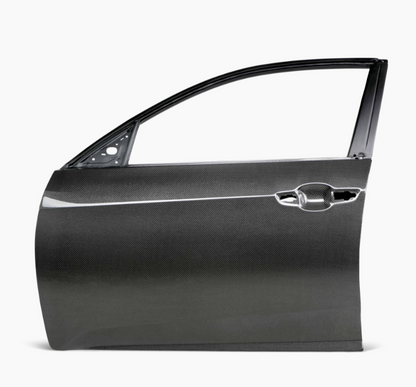 Carbon fiber front doors for 2017-2021 Honda Civic Hatchback