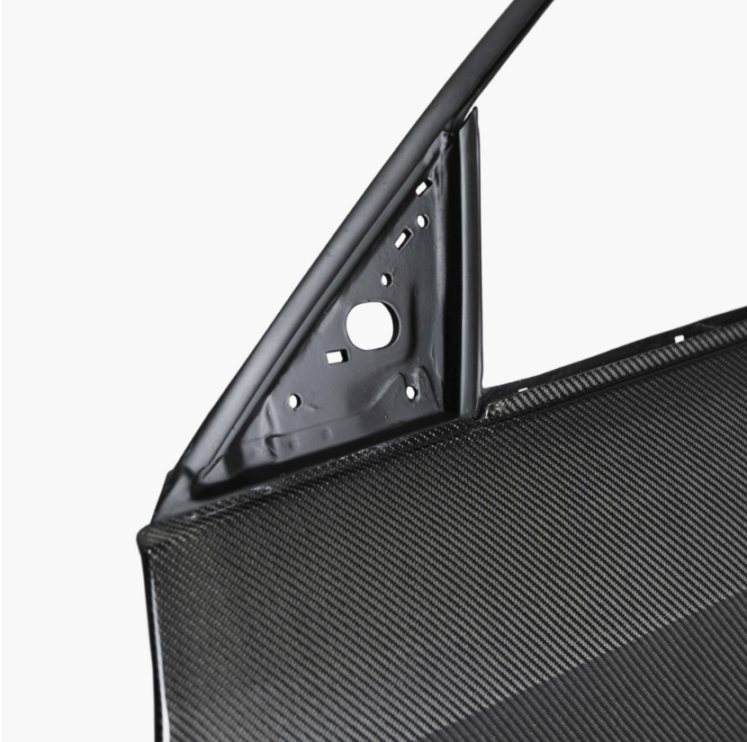 Carbon fiber front doors for 2017-2021 Honda Civic Hatchback
