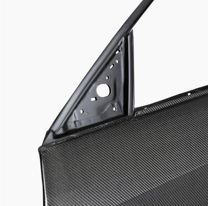 Carbon fiber front doors for 2017-2021 Honda Civic Hatchback