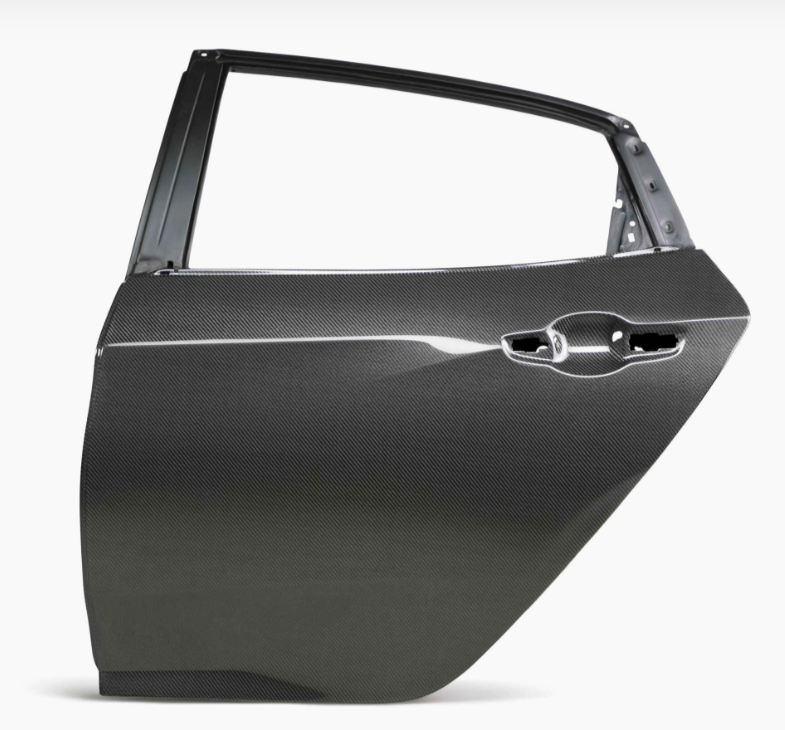 Carbon fiber rear doors for 2017-2021 Honda Civic Hatchback