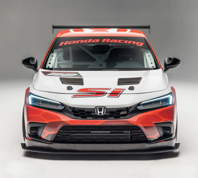 THRW-Style Carbon Fiber hood for 2022-2026 Honda Civic Sedan / Hatchback
