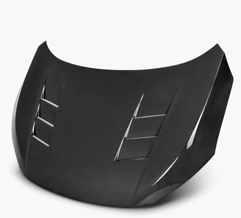 TS-Style Carbon Fiber hood for 2016-2021 Honda Civic Coupe/Sedan