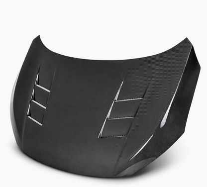 TS-Style Carbon Fiber hood for 2016-2021 Honda Civic Coupe/Sedan