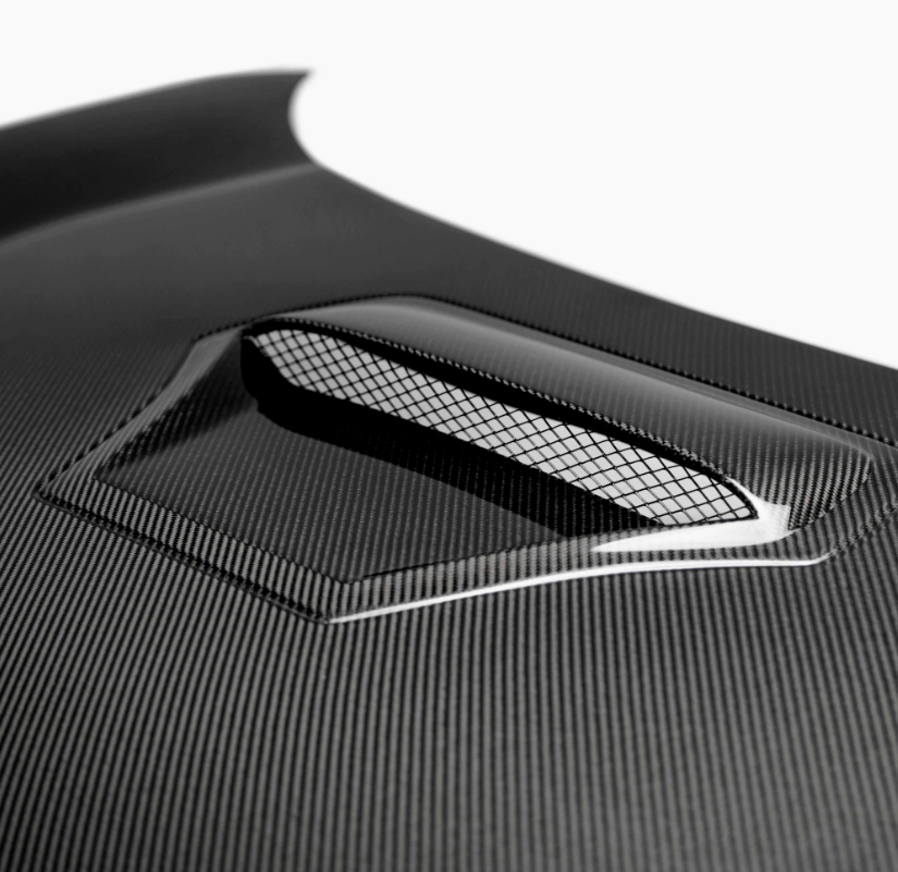 TR-Style Carbon Fiber hood for 2016-2021 Honda Civic Coupe/Sedan