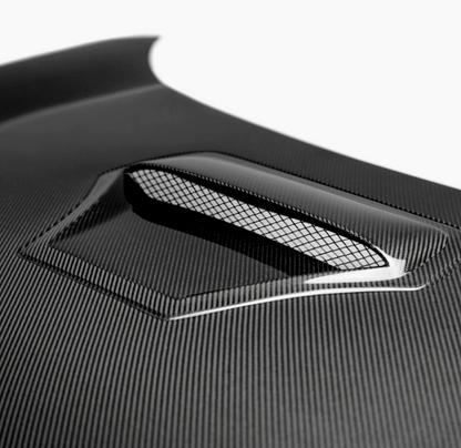 TR-Style Carbon Fiber hood for 2016-2021 Honda Civic Coupe/Sedan