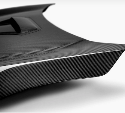 TR-Style Carbon Fiber hood for 2016-2021 Honda Civic Coupe/Sedan