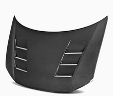 TS-Style Carbon Fiber hood for 2012-2013 Honda Civic Coupe and 2012 Honda Civic Sedan