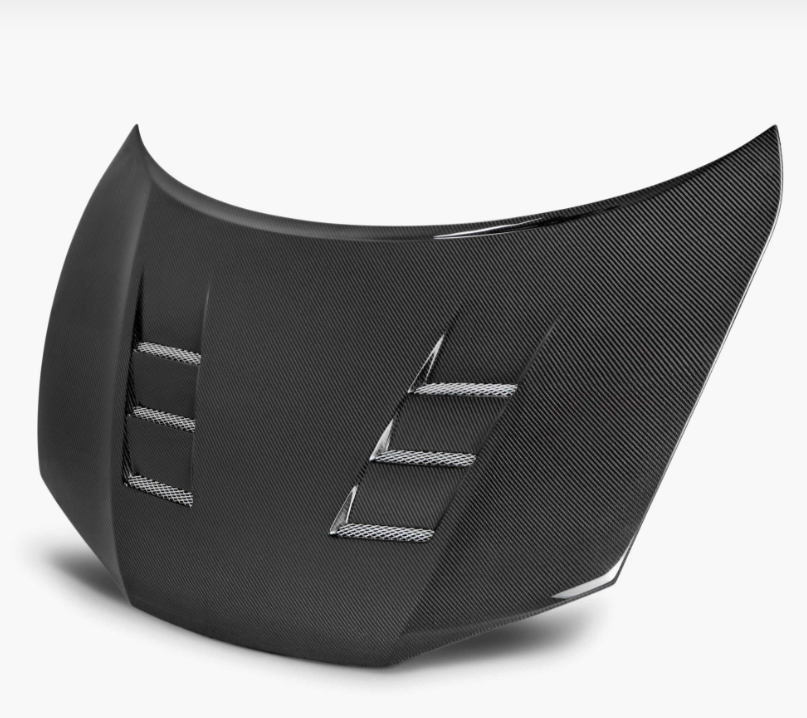 TS-Style Carbon Fiber hood for 2012-2015 Honda Civic Coupe