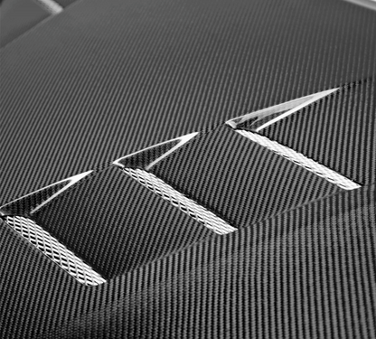 TS-Style Carbon Fiber hood for 2012-2015 Honda Civic Coupe