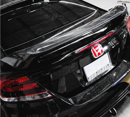 SI-Style Carbon Fiber rear spoiler for 2012-2015 Honda Civic Coupe