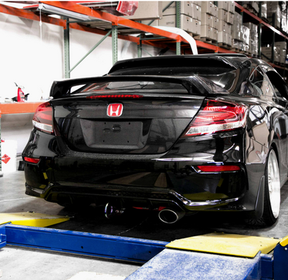 SI-Style Carbon Fiber rear spoiler for 2012-2015 Honda Civic Coupe