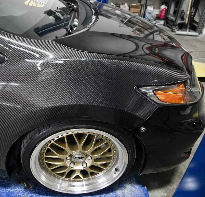 Carbon fiber fenders for 2014-2015 Honda Civic Coupe