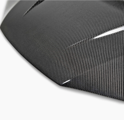 VSII-Style Carbon Fiber hood for 2014-2015 Honda Civic Coupe