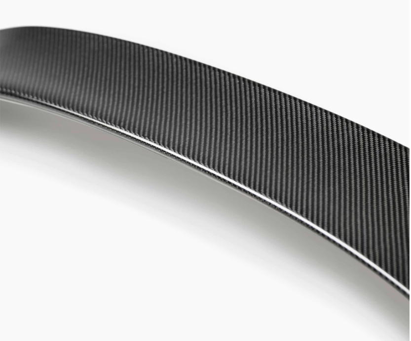 OEM-Style Carbon Fiber center for 2017-2021 Honda Civic Type R Rear Spoiler