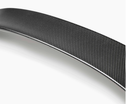 OEM-Style Carbon Fiber center for 2017-2021 Honda Civic Type R Rear Spoiler