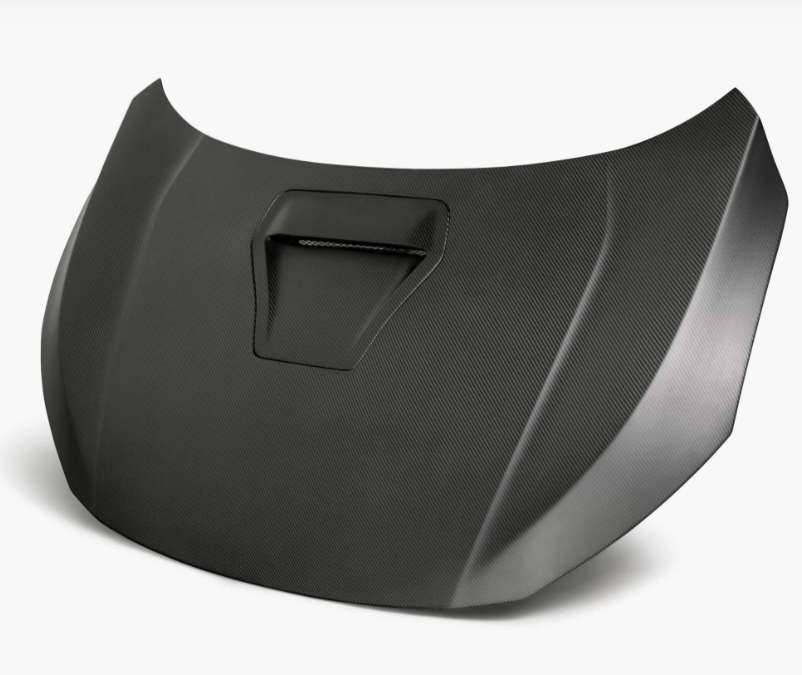 OEM-style Dry Carbon Fiber hood for 2017-2021 Honda Civic Type R - Matte