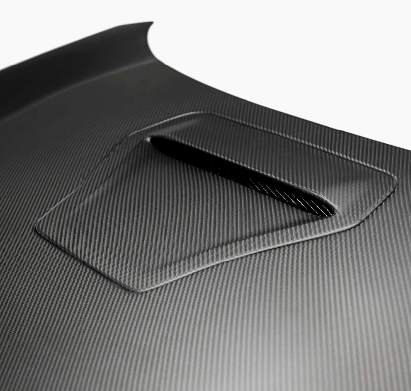 OEM-style Dry Carbon Fiber hood for 2017-2021 Honda Civic Type R - Matte