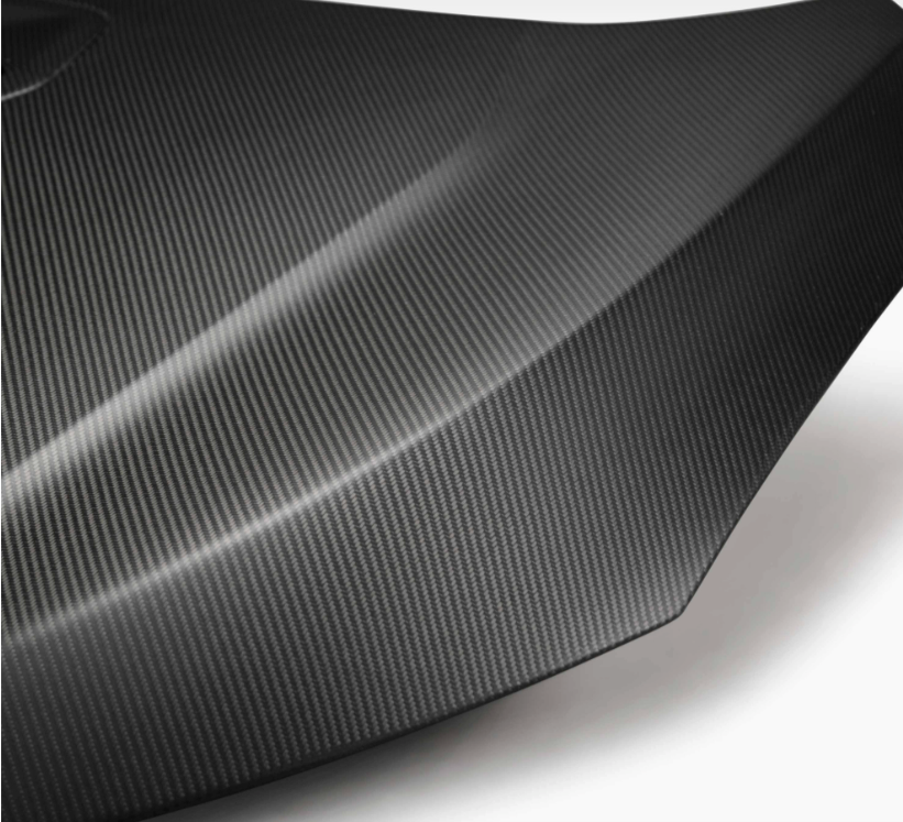 OEM-style Dry Carbon Fiber hood for 2017-2021 Honda Civic Type R - Matte