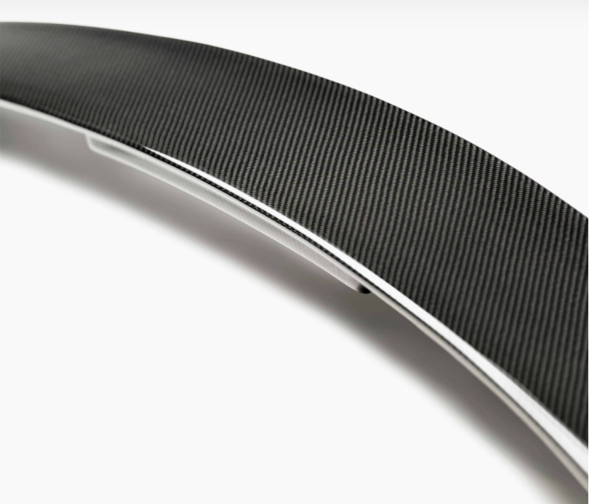 Carbon fiber tailgate middle spoiler for 2017-2021 Honda Civic Type R
