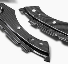 Carbon fiber under hood inner wing trim for 2017-2021 Honda Civic Type R