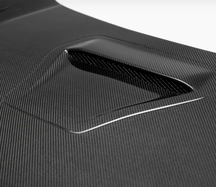 TSII-Style Carbon Fiber hood for 2017-2021 Honda Civic Type R