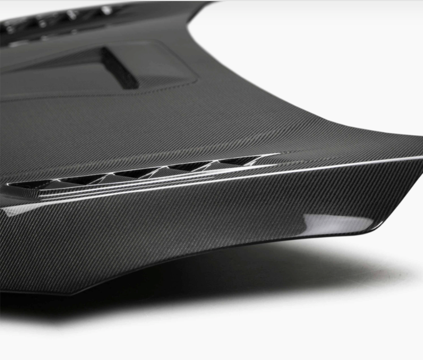 TSII-Style Carbon Fiber hood for 2017-2021 Honda Civic Type R