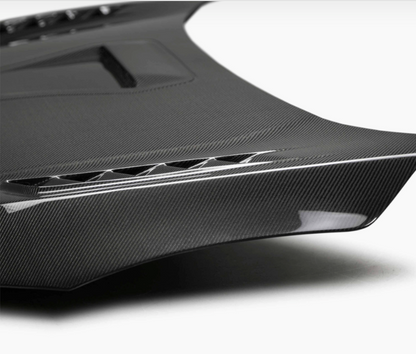 TSII-Style Carbon Fiber hood for 2017-2021 Honda Civic Type R