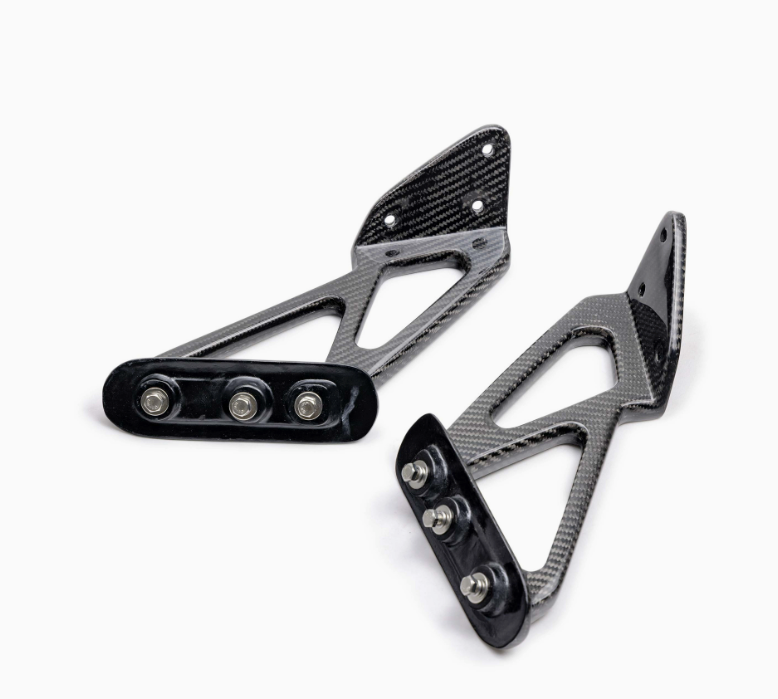 OEM-Style Carbon Fiber rear spoiler mounting bracket for 2023-2026 Honda Civic Type R