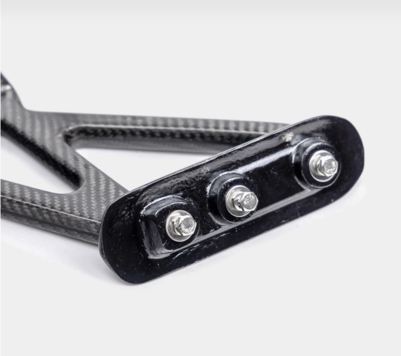 OEM-Style Carbon Fiber rear spoiler mounting bracket for 2023-2026 Honda Civic Type R