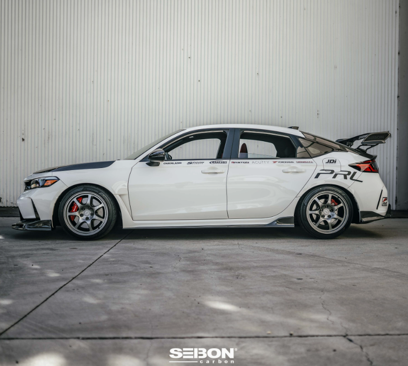 MB-Style Carbon Fiber side skirts for 2023-2026 Honda Civic Type R