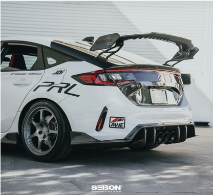 MB-Style Carbon Fiber rear diffuser for 2023-2026 Honda Civic Type R