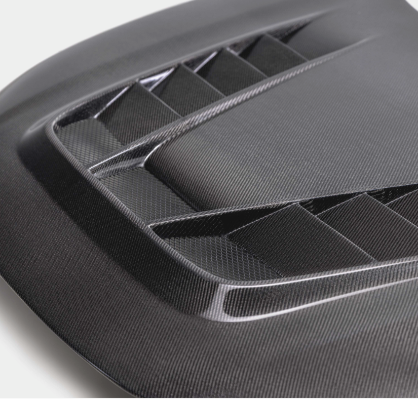 TV-Style Double Sided Carbon Fiber Hood For 2023-2026 Honda Civic Type R