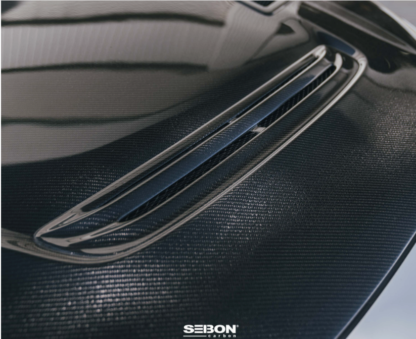 GT-Style Double Sided Carbon Fiber Hood For 2023-2026 Honda Civic Type R
