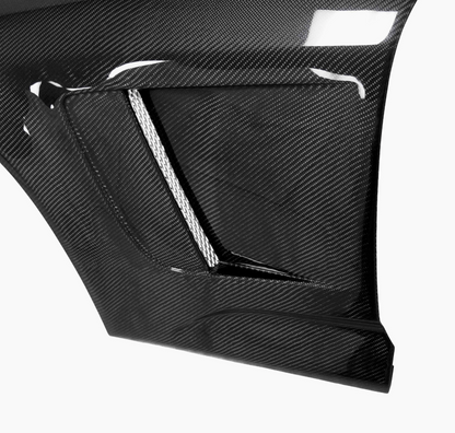 Carbon fiber fenders for 2000-2009 Honda S2000 (10mm Wider)