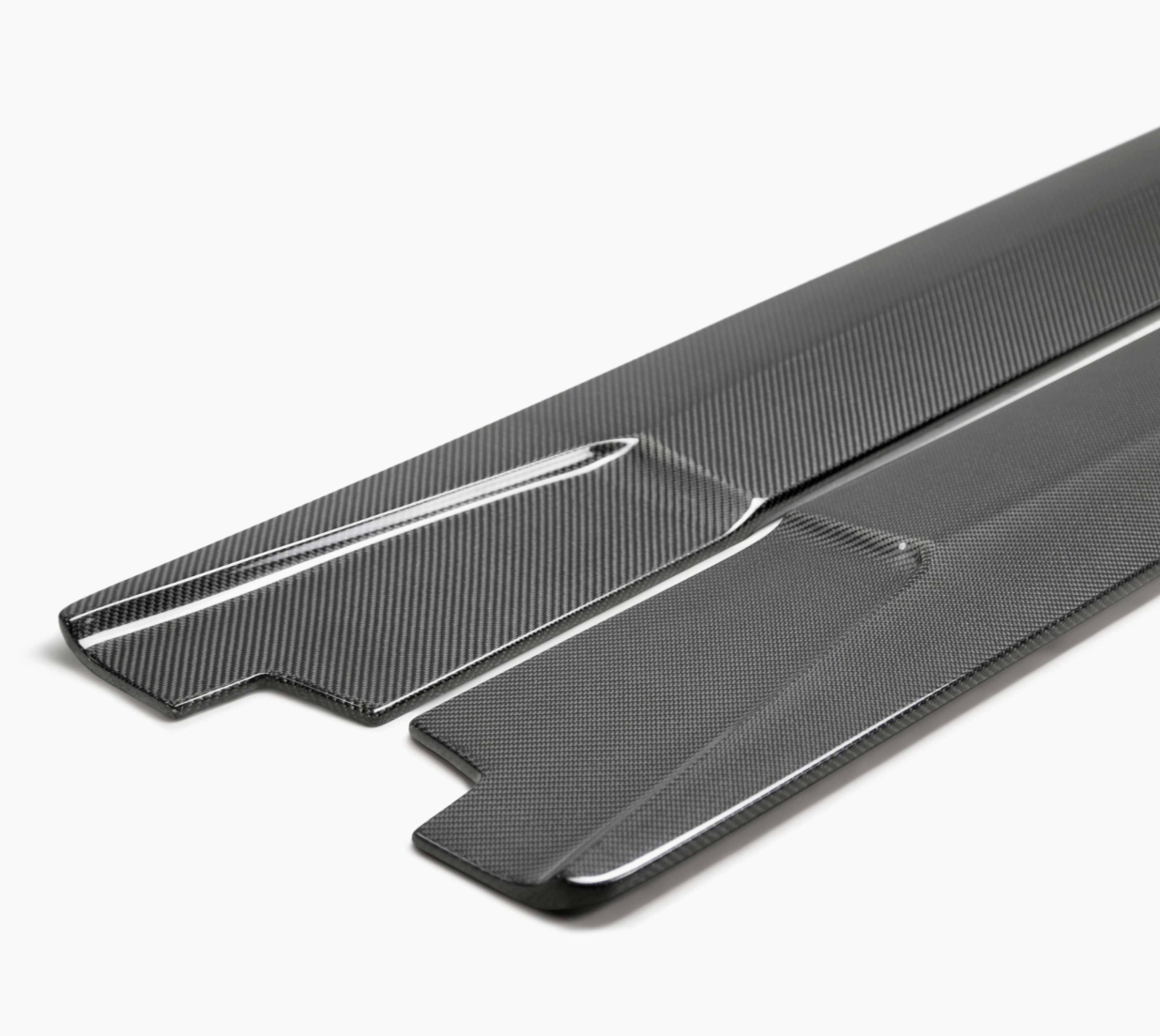 TB-Style Carbon Fiber side skirts for 2017-2022 Infiniti Q60