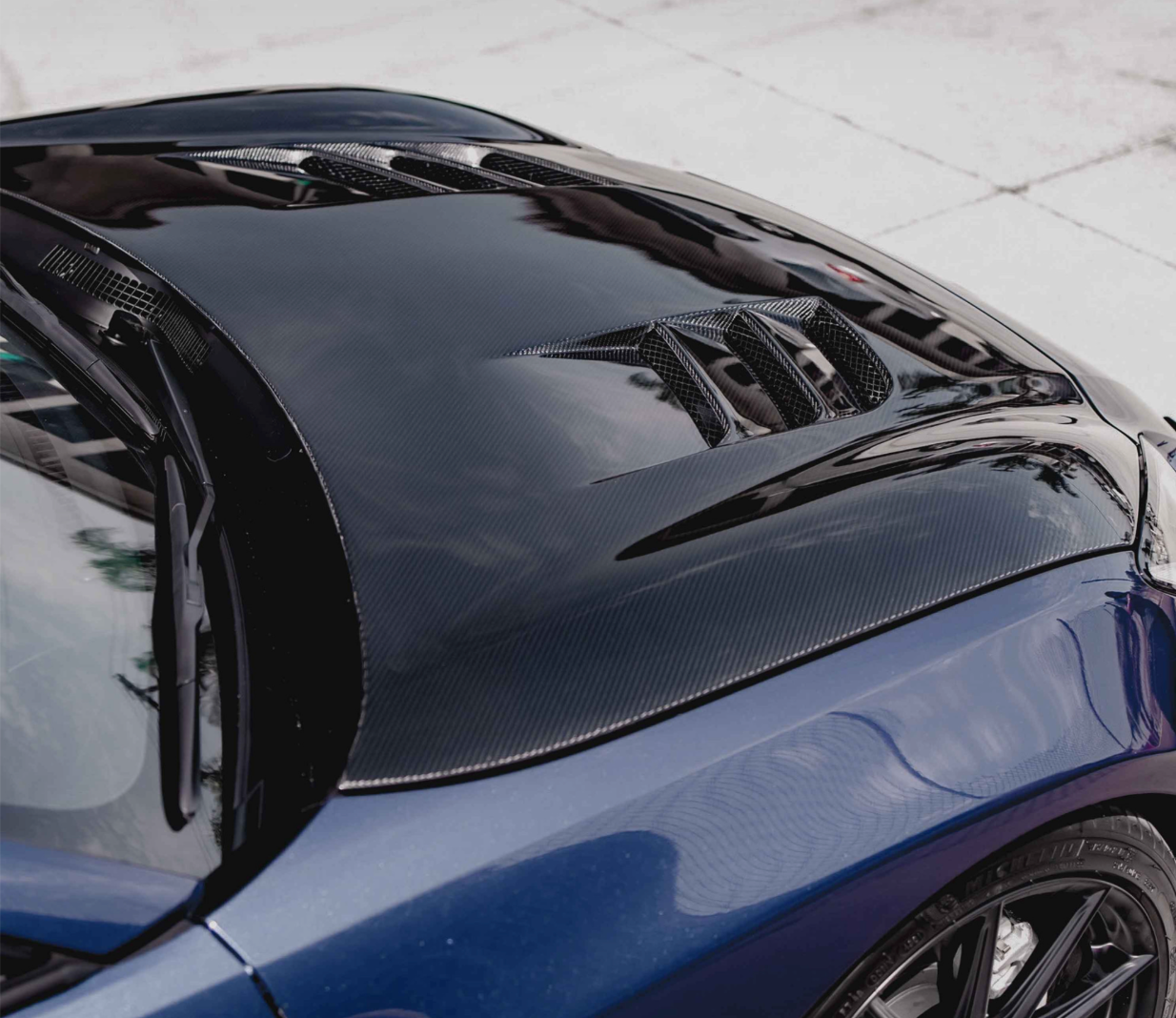 TS-Style Carbon Fiber hood for 2022-2026 Toyota GR86/ Subaru BRZ