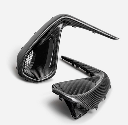 Carbon fiber front bumper duct for 2022-2026 Subaru BRZ