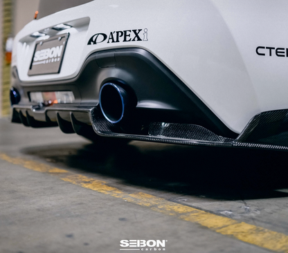 MB-Style Carbon Fiber rear diffuser for 2022-2026 Toyota GR86 / Subaru BRZ