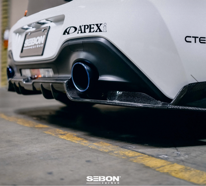 MB-Style Carbon Fiber rear diffuser for 2022-2026 Toyota GR86 / Subaru BRZ