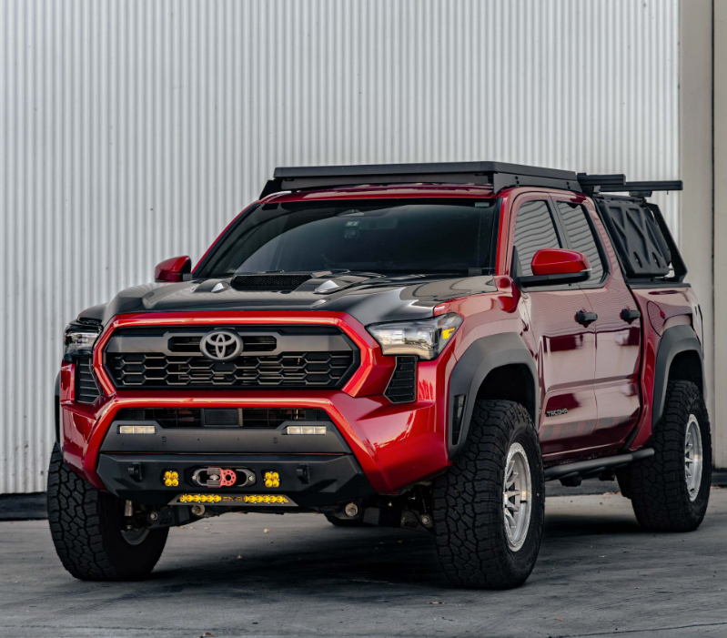 TR-Style Carbon Fiber hood for 2024-2026 Toyota Tacoma / 2025-2026 Toyota 4Runner