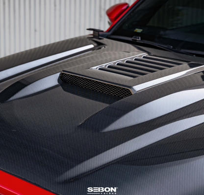 TR-Style Carbon Fiber hood for 2024-2026 Toyota Tacoma / 2025-2026 Toyota 4Runner