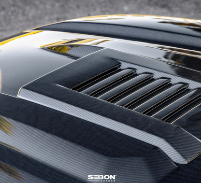 TR-Style Carbon Fiber hood for 2024-2026 Toyota Tacoma / 2025-2026 Toyota 4Runner