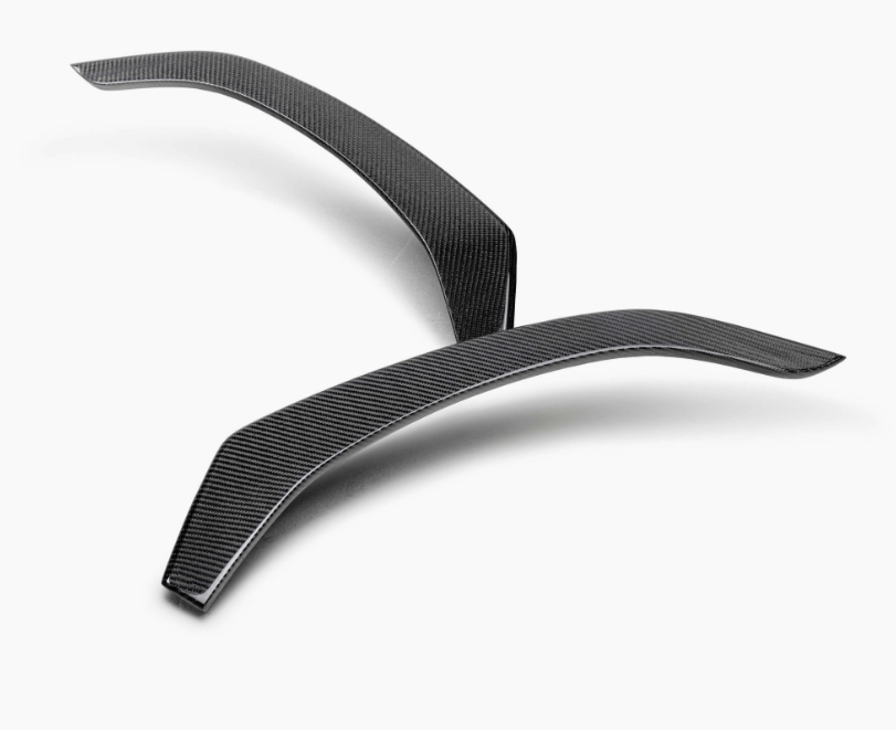 Carbon fiber rear door trim for 2022-2026 Subaru WRX