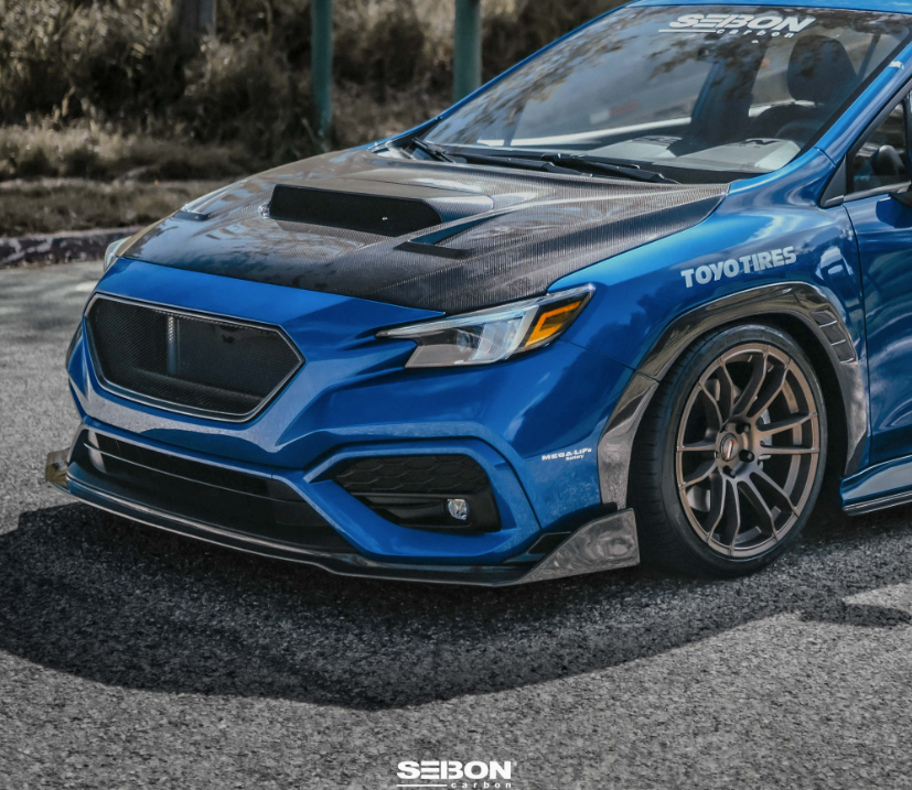 MB-Style Carbon Fiber Front Lip for 2022-2026 Subaru WRX