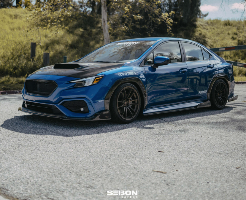 MB-Style Carbon Fiber side skirts for 2022-2026 Subaru WRX