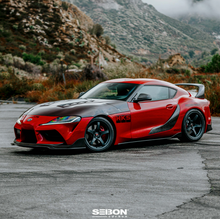 OEM-Style Carbon Fiber side skirts for 2020-2026 Toyota GR Supra