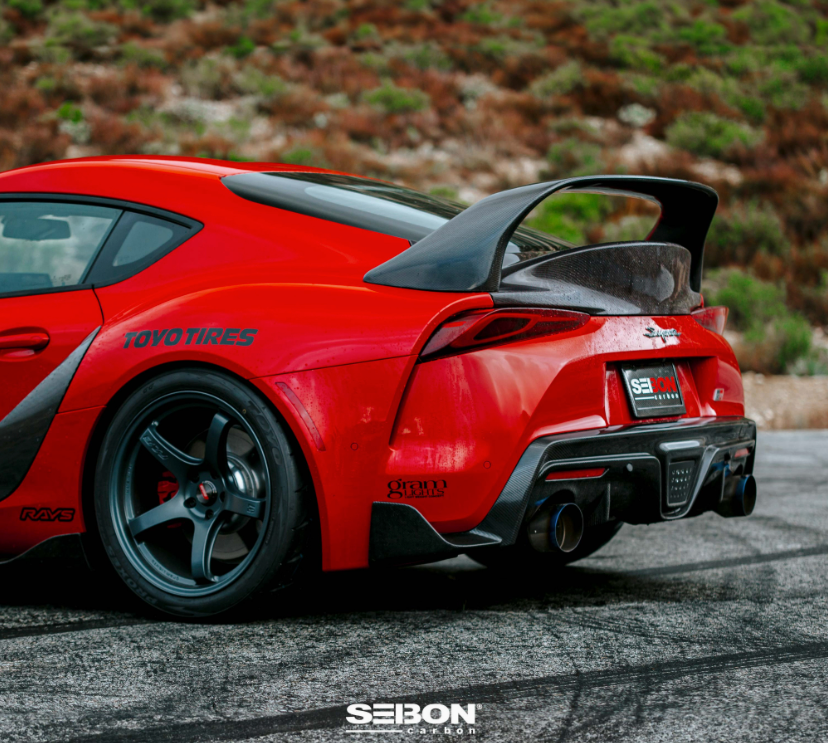 MB-Style Carbon Fiber rear spoiler for 2020-2026 Toyota GR Supra