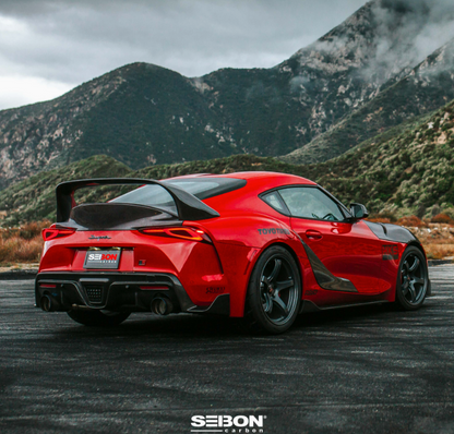 Carbon fiber rear diffuser for 2020-2026 Toyota GR Supra